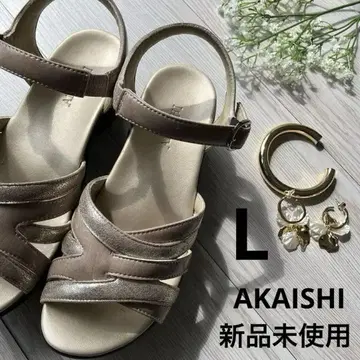 AKAISHI 아치 피터 130 레이어드 샌들 펄 핑크 L 사이즈