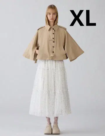 지유 샤샤 스커트 rokh 로크 블랙 미사용 새상품 화이트 XL
