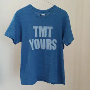 TMT YOURS 티셔츠 L 사이즈 인디고