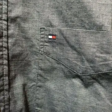타미힐피거 그레이 버튼 다운 셔츠 2XL 빅 사이즈
