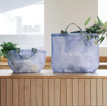 DEAN&DELUCA 2025 완판 메쉬 토트백 라일락 S