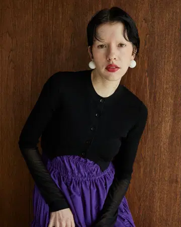 OMMO CIRCLE CUT SHEER SLEEVE KT CD