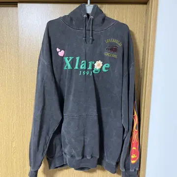 XLARGE 그레이 XL 후드티