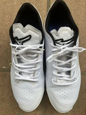 미즈노 소프트 스파이크 슈즈 25.5cm 화이트