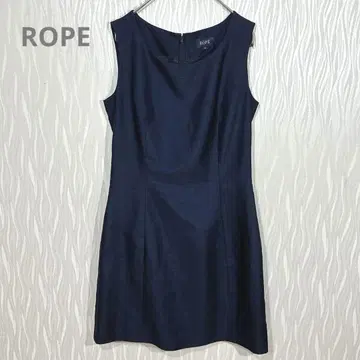 ROPE 로페 슬리브리스 원피스 네이비 9호 심플 고급스러운