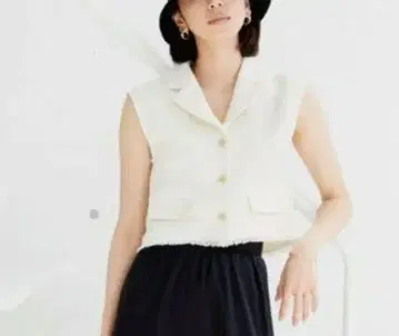 SNIDEL 아이보리 베스트 사이즈 F