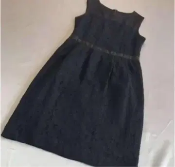 ESTNATION 에스트네이션 원피스 M 블랙 레이스 38 일본제
