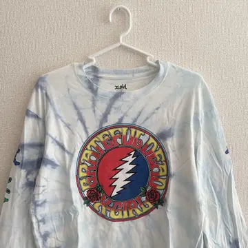 Grateful Dead 타이다이 긴팔 티셔츠 엑스걸