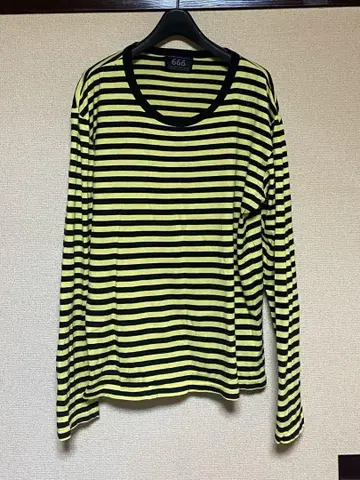 border stripe 롱 티셔츠 사이즈 S M 정도