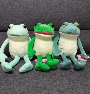 개구리 케로퐁 컴팩트 점보 봉제 인형 3종 세트