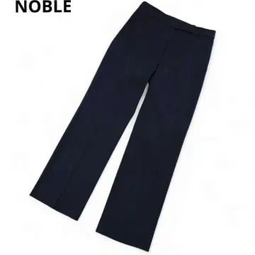 NOBLE 노블 2WAY 스트레치 슬림 스트레이트 팬츠 블랙 40