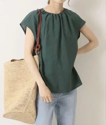 스픽 앤 스팬 캄 스킨 개더 풀오버