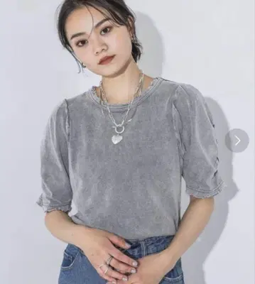 택 포함 새상품 지나시스 파워 숄더 블리치 풀오버