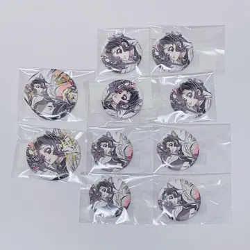 귀멸의 칼날 개막화 WEBSHOP 복권 E상 금박 캔뱃지 코쵸우 시노부