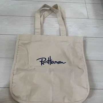 Ron Herman 로고 에코백 베이지