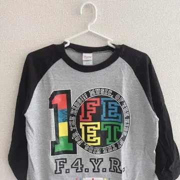 컬러풀 프린트 래글런 티셔츠 10feet