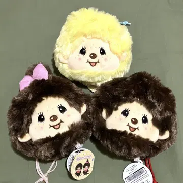 몬치치 봉제 인형 복조리 3종