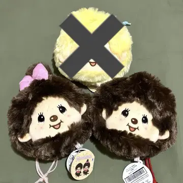 몬치치 봉제 인형 복조리 2종