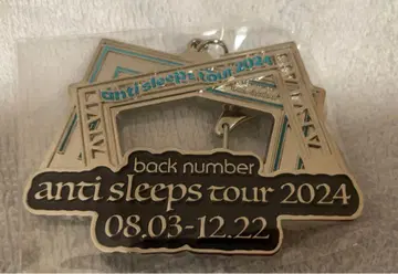 back number anti sleeps tour 2024 키링