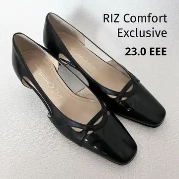 미사용급 RIZ Comfort 리즈 컴포트 펌프스 스퀘어토