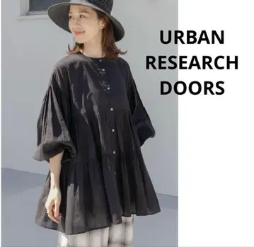 URBAN RESEARCH DOORS 코튼 보일 티어드 튜닉