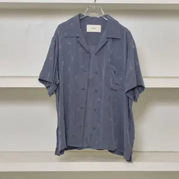 새상품 TODAYFUL Swallow Satin Shirts 스카이블루
