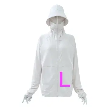 워크맨 쿨 UV 선쉐이드 후드티 EX L 새상품 아이보리
