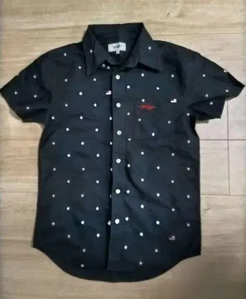 TOMMY 별 패턴 셔츠