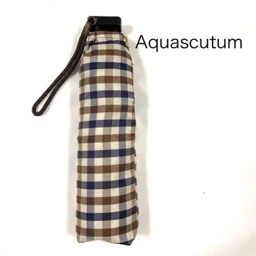 Aquascutum 아쿠아 스큐텀 접이식 우산 우산살 55cm 새상품
