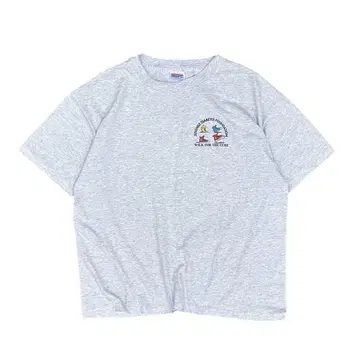 USA제 90년대 Hanes 헤인즈 티셔츠 XL 그레이 스폰서
