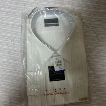 Kansai Yamamoto 화이트 드레스 셔츠 3L