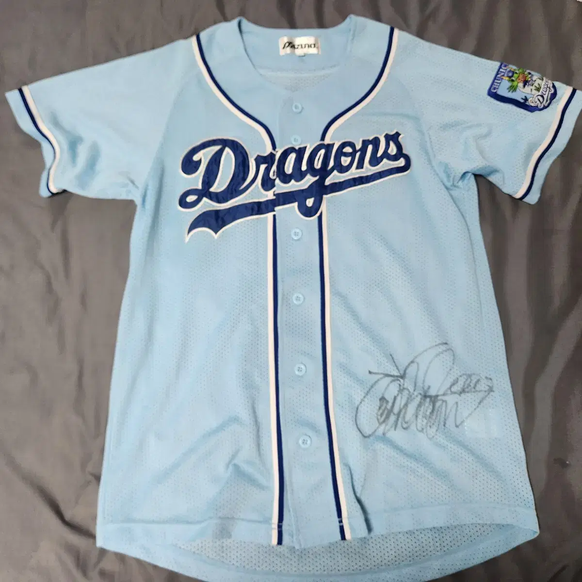 ✳︎Dragons ✳︎サイン入り ユニフォーム Lサイズ NPB Chunichi Dragons Wei-Yin Chen Signed Uniform (95) on