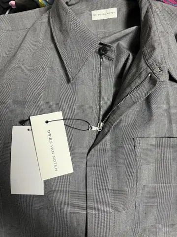 dries van notten 드리스반노튼 지퍼 셔츠