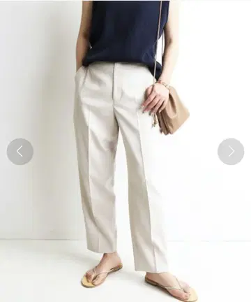 SLOBE IENA PE 매트 스트레치 페그 탑 팬츠