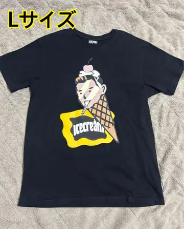 ICE CREAM 아이스 페이스 티셔츠 반팔 티셔츠 L 사이즈