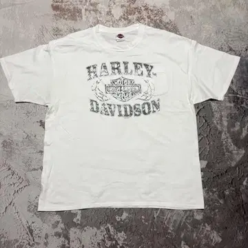 할리데이비슨 HARLEY 양면 프린트 포켓 티셔츠 구제 의류 2XL