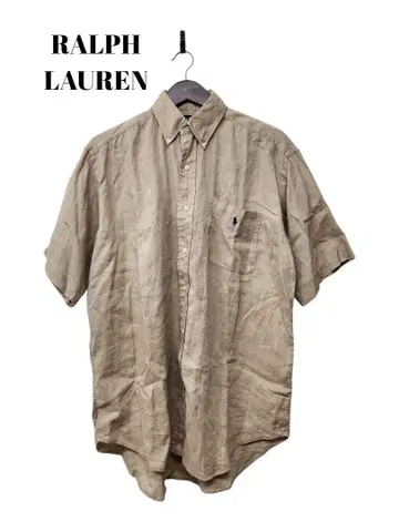 66254 RALPH LAUREN 린넨 100% 반팔 셔츠
