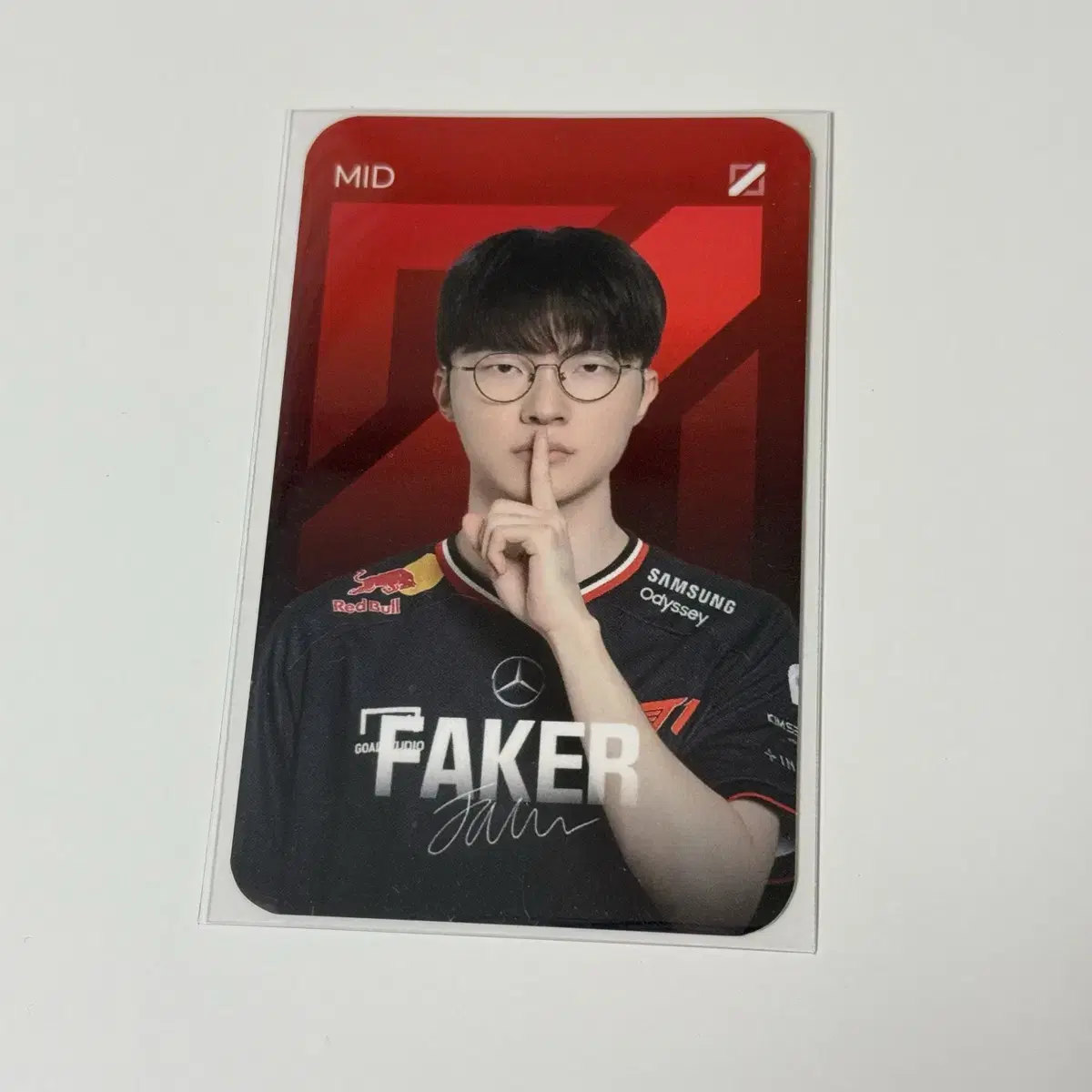 T1 T1 MSI FAKER photocard