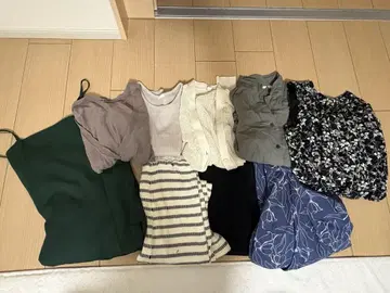 여성용 캐주얼 깔끔한 여름옷 9종 묶음 판매