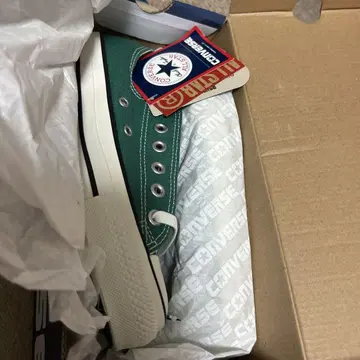 CONVERSE 남성/여성용 올스타 (R) OX 그린