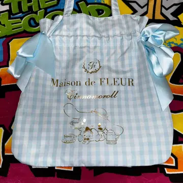 시나모롤 Maison de FLEUR 리본 토트백