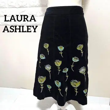 LAURA ASHLEY 로라 애슐리 꽃 자수 스커트 코듀로이 S