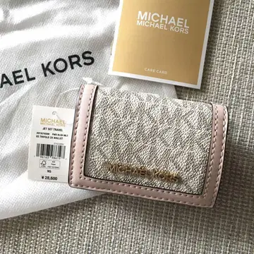 새상품 마이클코어스 MICHEAL KORS 3단 폴더형 지갑 핑크