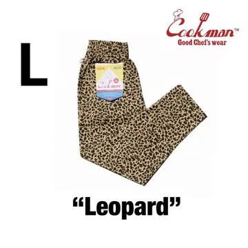 Cookman Chef Pants Leopard 셰프 팬츠 레오파드 무늬