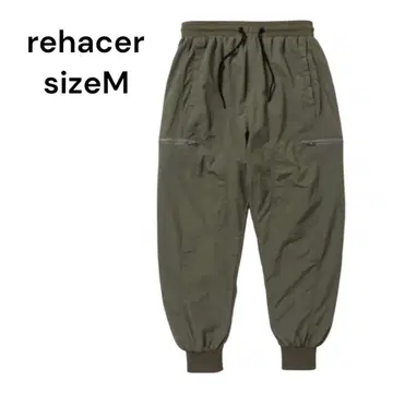 미사용 레어 셀 rehacer 테크니컬 조거 팬츠 M 카키