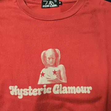 Hysteric Glamour 레드 티셔츠 M