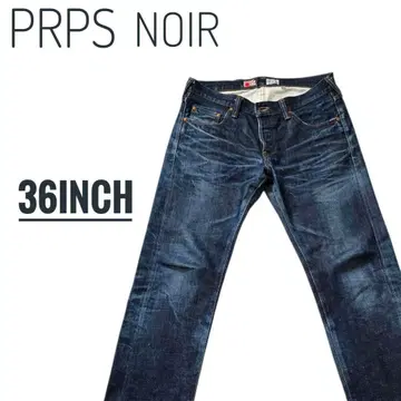 PRPS NOIR 남성용 스트레이트 데님 36 LL