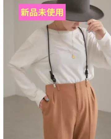새상품 레피에 호소 가죽 서스펜더 에스트네이션 바니스뉴욕
