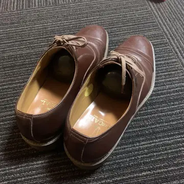 REGAL 가죽 레이스업 슈즈 브라운