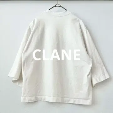클라네 CLANE 모크넥 티셔츠 화이트
